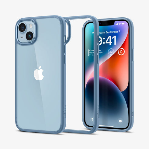 ACS04816 - iPhone 14 Pro Max Case Ultra Hybrid in crystal clear showing the back